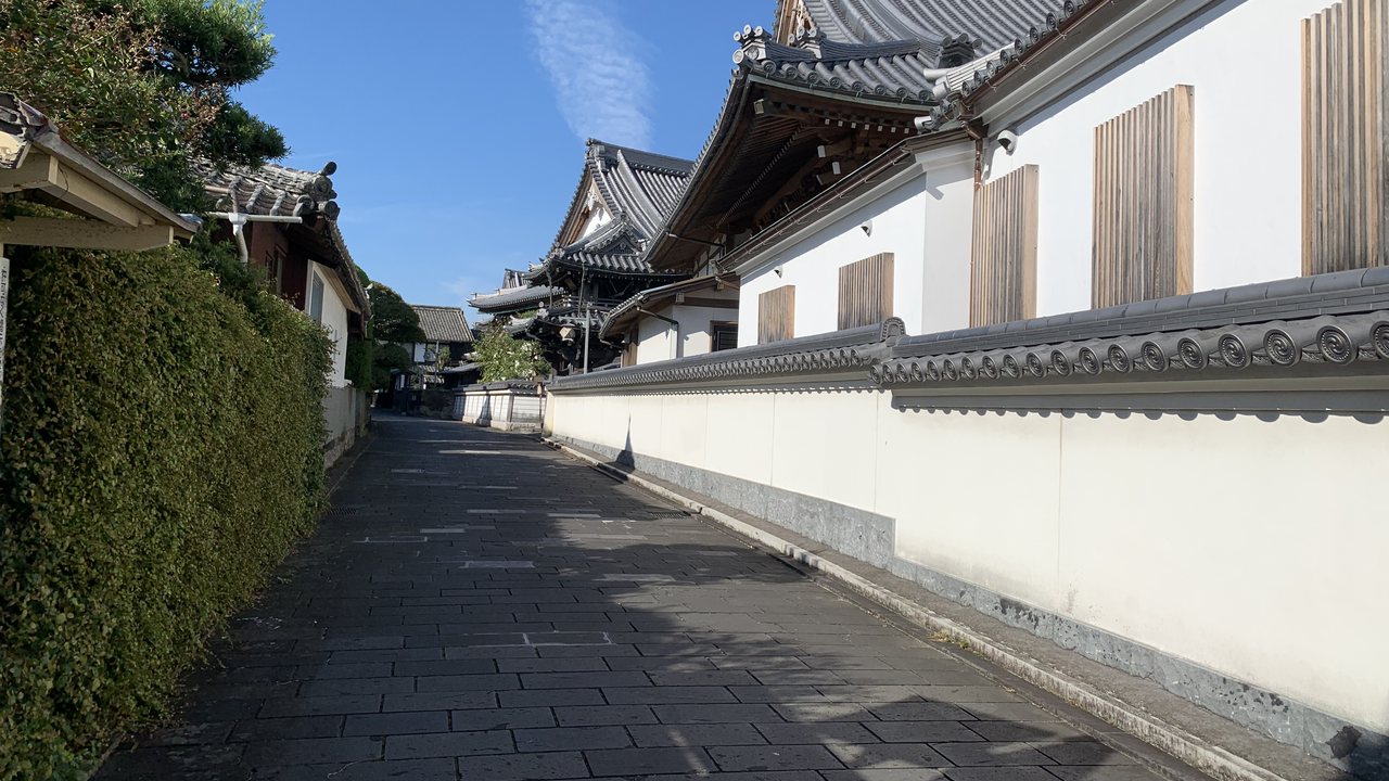 臼杵の石畳の道